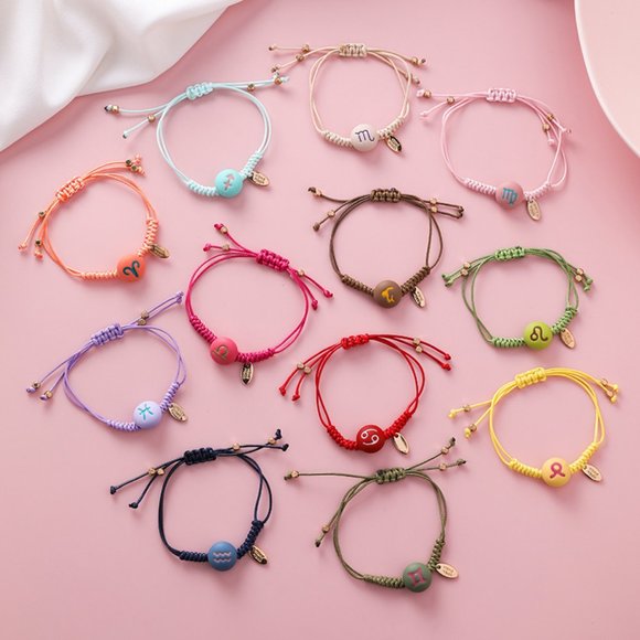 Handmade Zodiac Astrological Sign Rope Bracelet - Picture 3 of 15